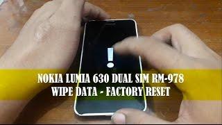 NOKIA LUMIA 630 DUAL SIM RM-978 FACTORY RESET | HARD RESET | SCREEN LOCK | PATTERN LOCK | PASSWORD