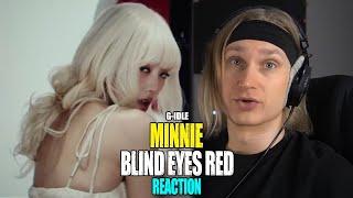 MINNIE G-IDLE Blind Eyes Red | reaction | Звукорежиссер смотрит | #mp_tube #gidle #minnie #reaction