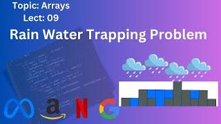 Rain Water Trapping Problem | Two-Pointer Technique | Optimized Solution | AlgoXploration