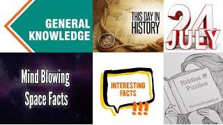 24th JULY || THIS DAY IN HISTORY || INTERESTING FACTS & PUZZLES || GK || by WHAT IS TODAY?