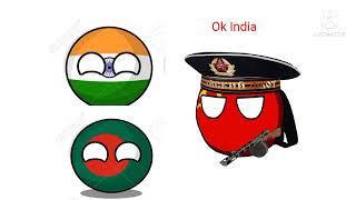 Indo - Pakistan war 1971 CountryBalls (Bangladesh independence war)