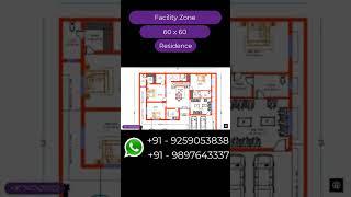 60 x 60 3BHK SET | FACILITY ZONE #short