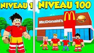 NOUS PASSONS d'un McDONALDS PAUVRE a UN McDONALDS RICHE dans ROBLOX !  (McDonalds Roblox Tycoon)