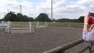 Riding Camp - Day 5 at Snowball Farm - Showjumping - Leah with Prince