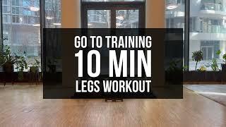 10 MIN LEGS WORKOUT - Butt & Thighs // No Equipment | Sandra FIT