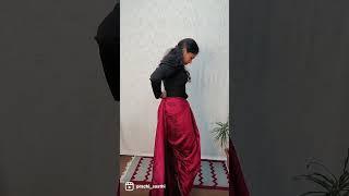 Saree drape| Dhoti style| Trendy saree drape | Indian Classical dance drape | Prachi Saathi |