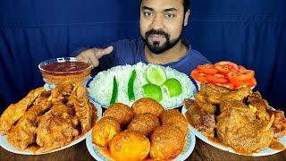 1KG SPICY DUCK CURRY, RICE, DUCK EGG CURRY, GRAVY, CHILI, TOMATO MUKBANG ASMR EATING SHOW| BIG BITES