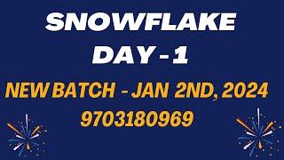 Snowflake Day 1 Demo | Snowflake Video Series