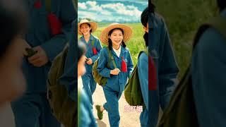 知青下乡的场景，往事不堪回首，#阿娟 #小奎 #知青下乡 #文革