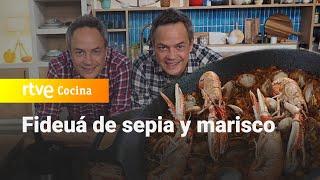 Receta de fideuá de sepia y marisco - Menudos Torres | RTVE Cocina