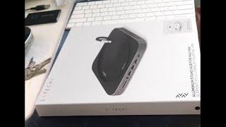 Satechi Type-C Aluminum Stand & Hub for Mac Mini 2018 and 2020 Unboxing - (Coder)DriverDad