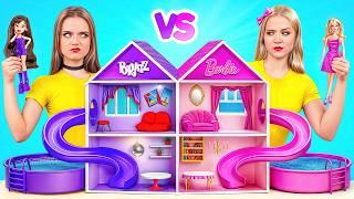Строим Удивительный Кукольный Домик | Барби vs Братц Челлендж от Multi DO Girls