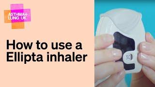 How to use a Ellipta inhaler