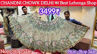 CHANDNI CHOWK DELHI BEST DESIGNER LEHENGA SHOP | Biggest Sale Offer In Arshi Zari Art