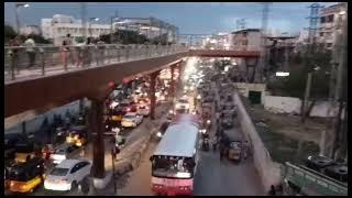 uppal metro station sky walk#short videos