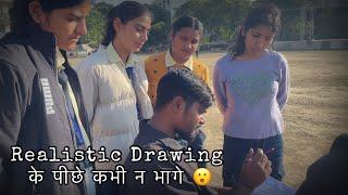 Art Workshop || Realistic vs Live Drawing || Drawing Workshop #modernartstudio