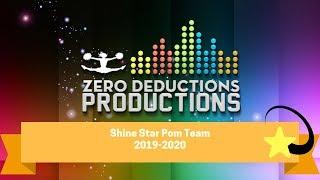 Shine Star Pom Team | 2019-2020 Cheer Mix | Zero Deductions Productions LLC