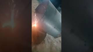 8mm jacket tank plate cutting work #shortvideo technical Kundan Sharma ji