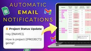 Automatically Send Email Notification in Google Sheets (Project Management Email Automation)