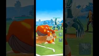 ️Heatran V/S Volcanion PVP Fire Battle in #pokemongo #shorts