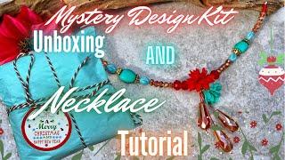 Soft Flex Company - Mystery Design Kit Unboxing & Necklace Tutorial - Retro Christmas