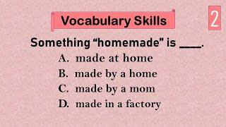 English Vocabulary Practice Test | Test 2 | Test Your English Vocabulary Skills