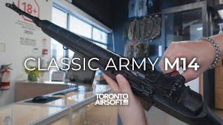 Classic Army M14. Mosfet equipped battle rifle. Ka-chink.