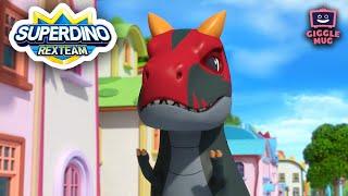 Stop, Thief! | Super Dino (14-Minute Cartoon for Kids!)