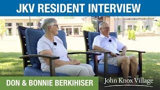 Video interview with John Knox Village residents, Don & Bonnie Berkihiser