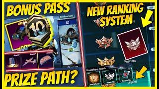 ALERT! BGMI New Ranking System | Big Change in Prize Path & A10 Bonus Pass Rewards | Ultimate Royale