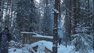 Два ДНЯ ЖИЗНИ РЫБОЛОВА! Так МЫ ЖИВЁМ! Землянка, лес, щука...