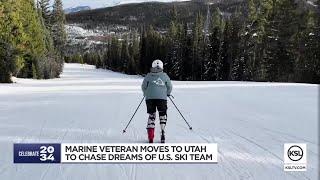 Marine veteran moves to Utah to chase dreams of U.S. Ski Team