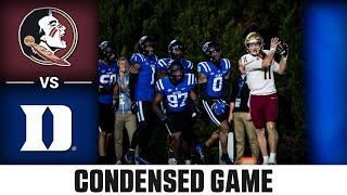 Florida State vs. Duke Condensed Game | 2024 ACC Football