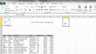 How to Design and Format an Excel Spreadsheet