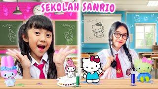 SAMANTHA BUAT PATUNG SERBA MY MELODY CINNAMOROLL KUROMI HELLO KITTY VIRAL DI SEKOLAH SENI SANRIO !!