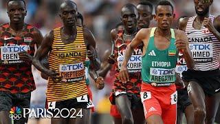 Cheptegei's threepeat bid comes down to frantic final lap of 10K at Worlds | NBC Sports