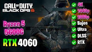  RTX 4060  Call Of Duty Black Ops 6 BETA  1080p - 1440p - 4K  ¿VALE LA PENA? 