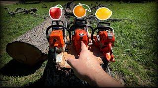 Chainsaw Apples Oranges and Lemons