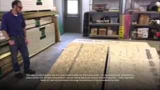 Subfloor Strength Competition - AdvanTech® Panels vs. Weyerhaeuser Edge Gold