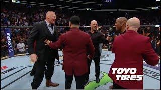 UFC 226: Daniel Cormier and Brock Lesnar Octagon Interviews