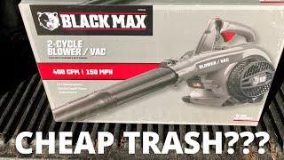 Black Max 26cc Blower / Vacuum - Review and Test