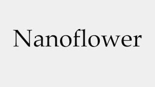 How to Pronounce Nanoflower