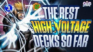 TOP 10 BEST HIGH VOLTAGE DECKS in Marvel Snap