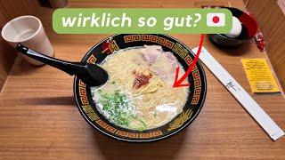 die gehpytesten ramen in japan probieren  (ichiran test)