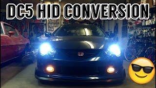 RSX HID Headlight Conversion / Step by Step - Full Kit