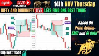 Live Nifty intraday trading | Bank nifty live trading | Live options trading | 14th NOV 2024 dhan