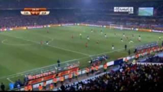 Chile vs Spain 0-1 Goals and Highlights World Cup 2010 2010-06-25 Goal By David Villa.flv