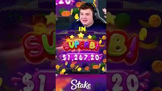 MASSIVE MULTIS On SWEET BONANZA!! (BONUS BUYS) #slots #casino #sweetbonanza #shorts