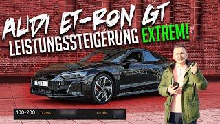 Der schnellste AUDI E-TRON GT der Welt?! | Leistungssteigerung EXTREM!! | lautlos performance