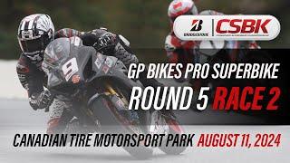 2024 Bridgestone CSBK - GP Bikes Pro Superbike Round 5, Race 2 at Canadian Tire Motorsport Park